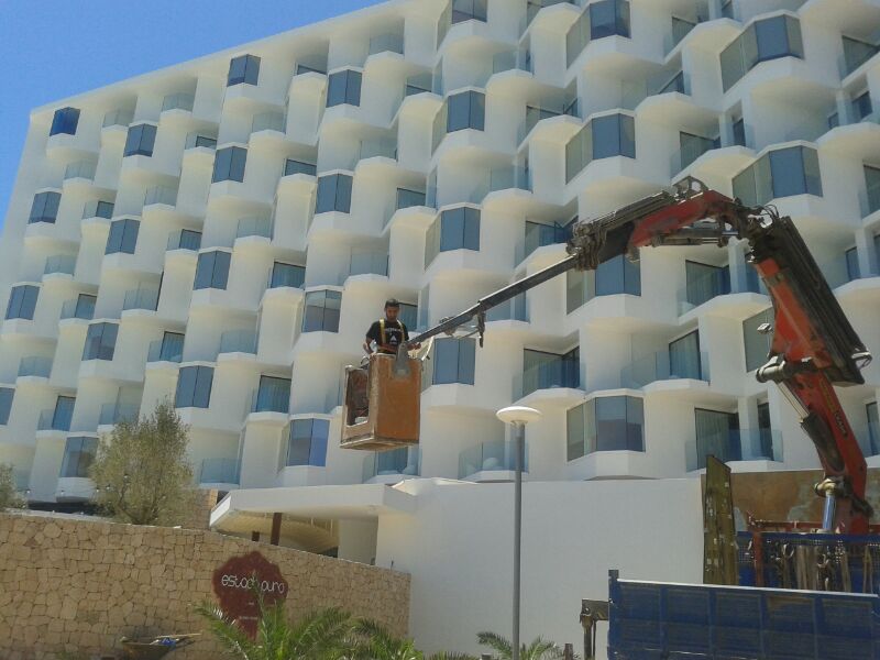 Hotel Hard Rock Ibiza – vidrio de alto rendimiento